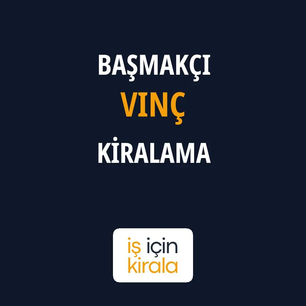 Başmakçı Vinç Kiralama Firmaları