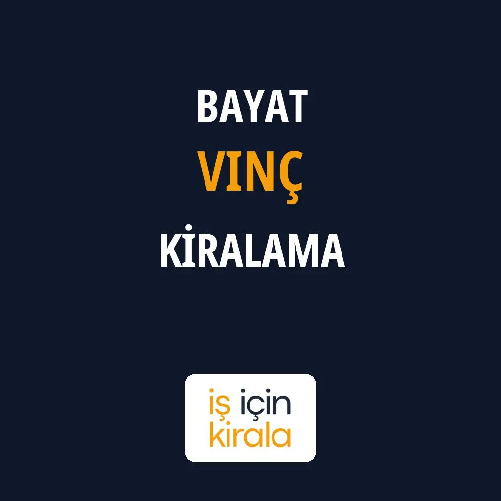 Bayat Vinç Kiralama Firmaları