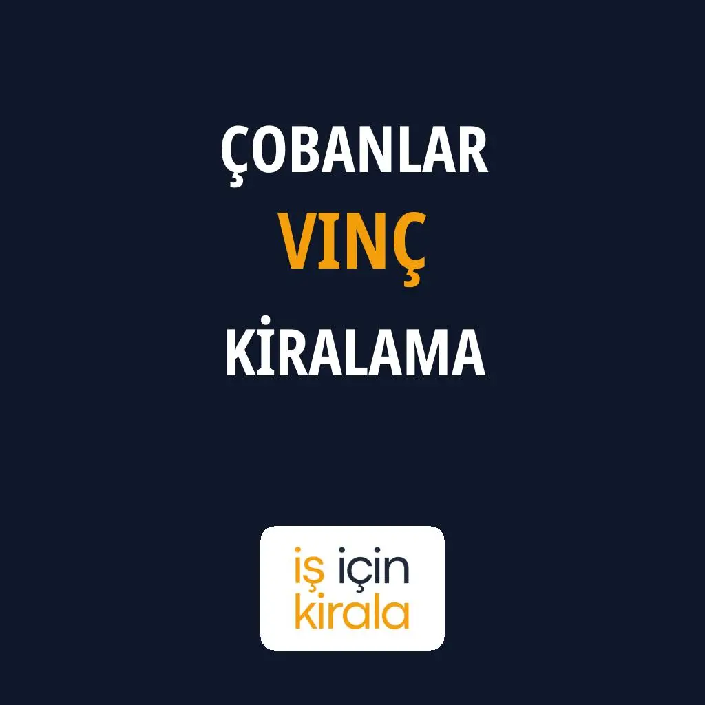 Çobanlar Vinç Kiralama Firmaları