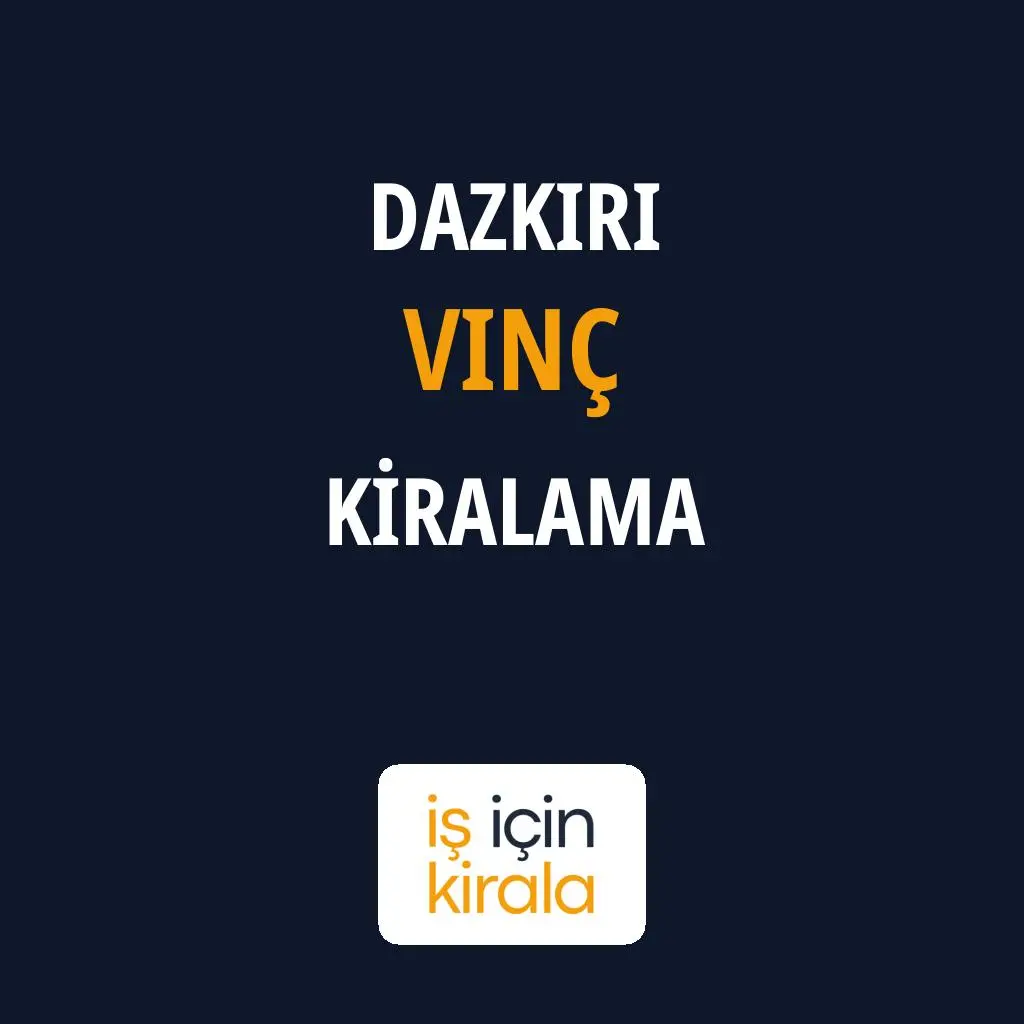 Dazkırı Vinç Kiralama Firmaları