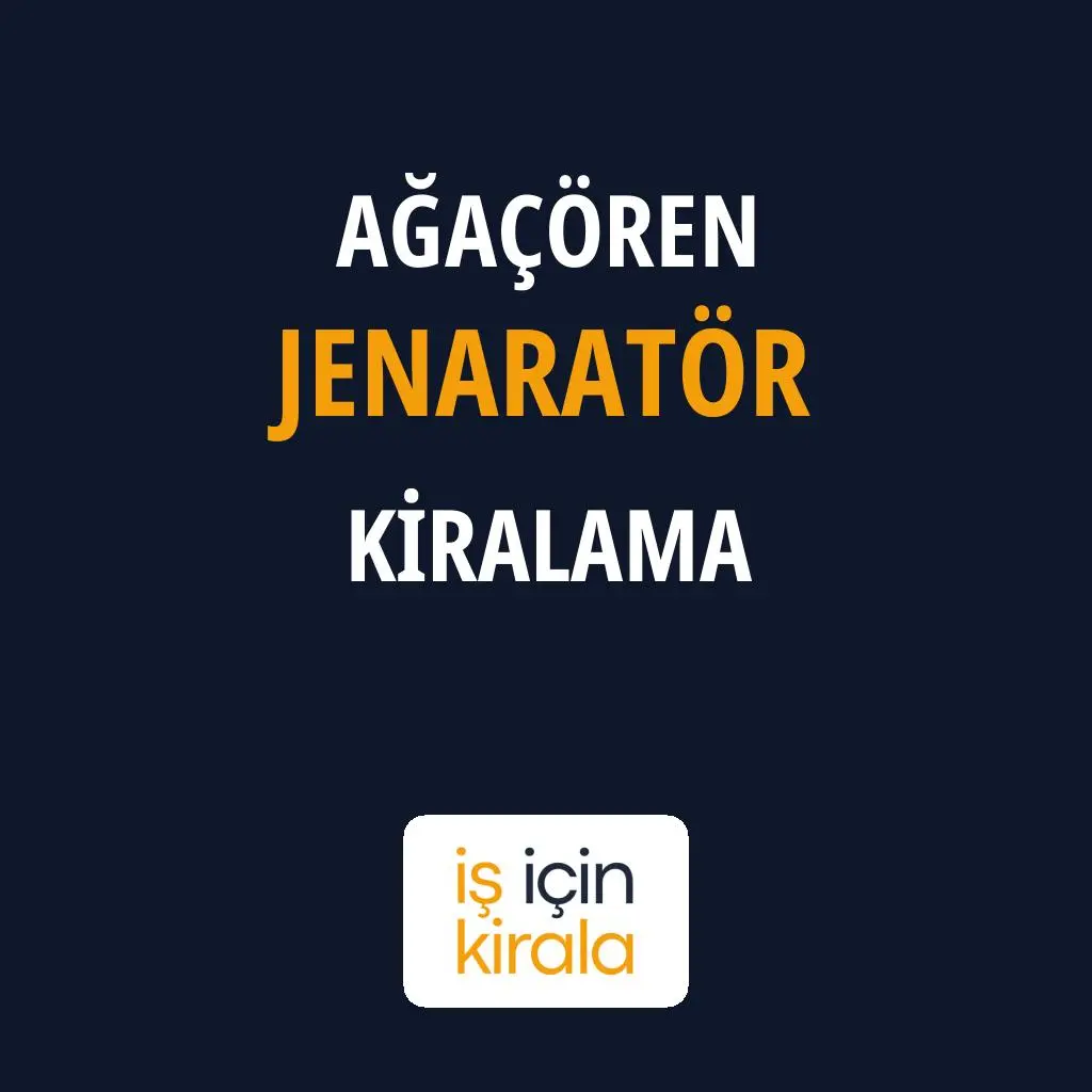 Ağaçören Jenaratör Kiralama Firmaları