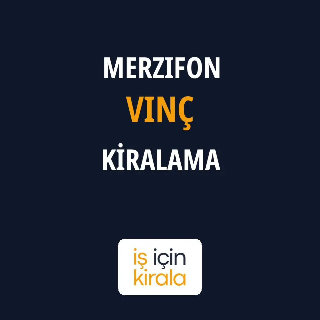 Merzifon Vinç Kiralama Firmaları
