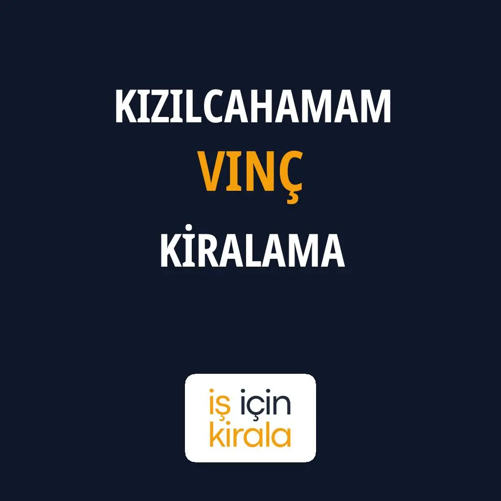 Kızılcahamam Vinç Kiralama Firmaları