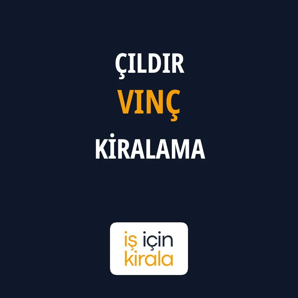 Çıldır Vinç Kiralama Firmaları
