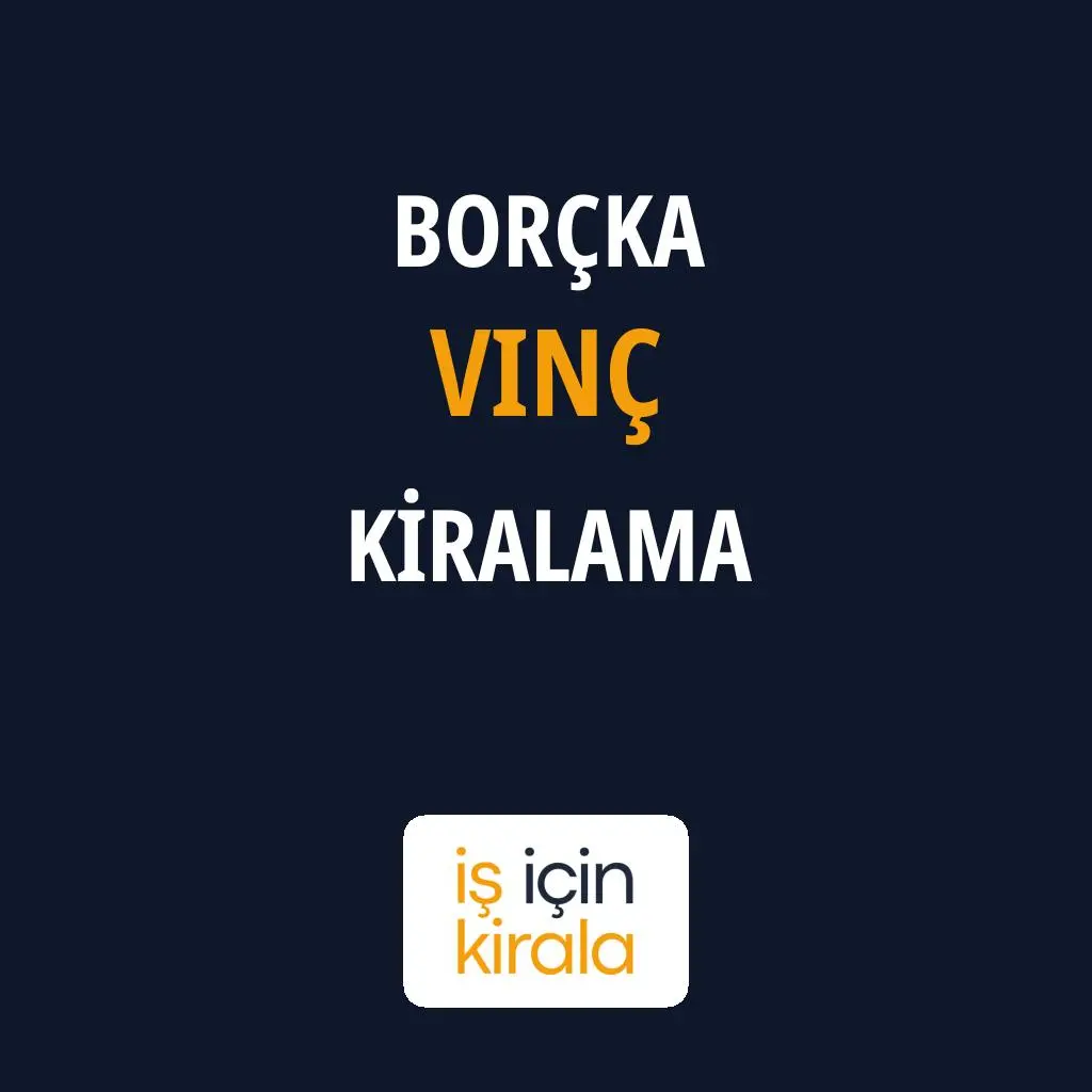 Borçka Vinç Kiralama Firmaları