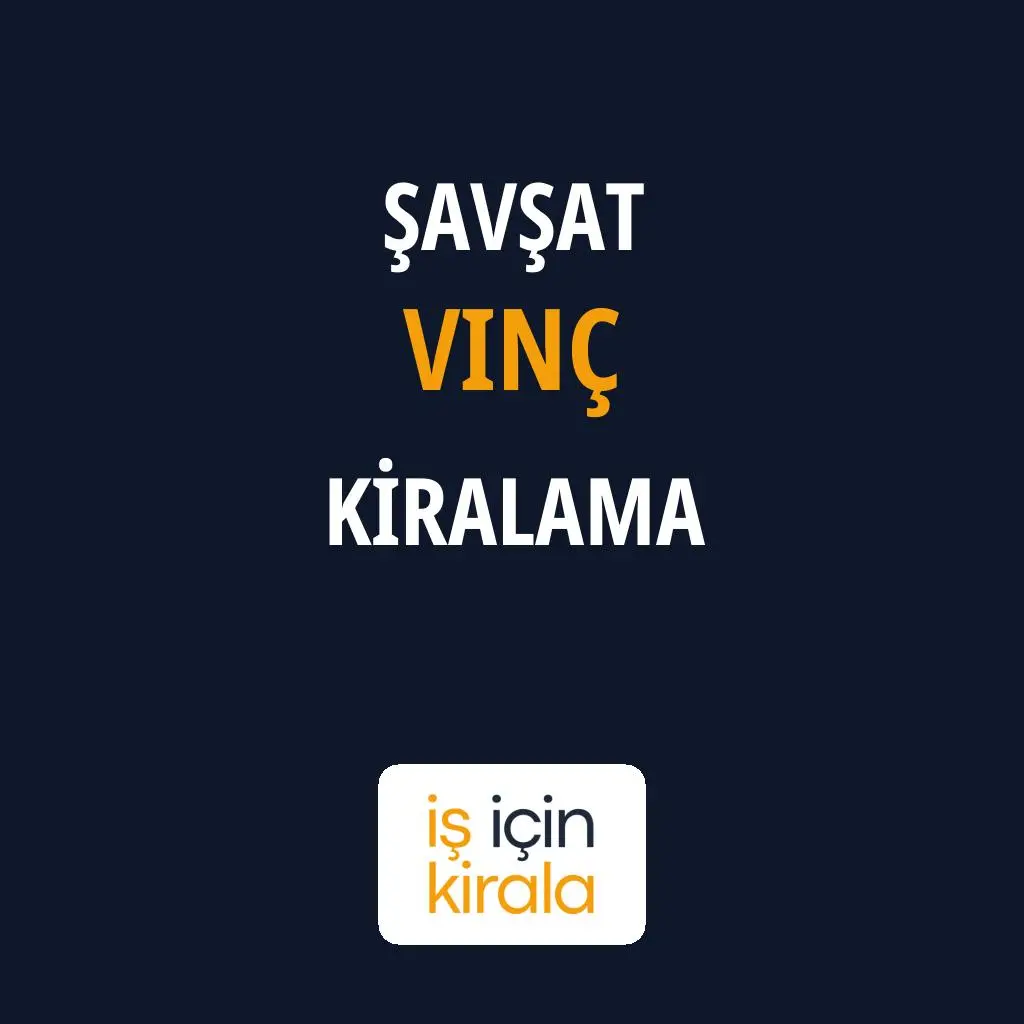 Şavşat Vinç Kiralama Firmaları