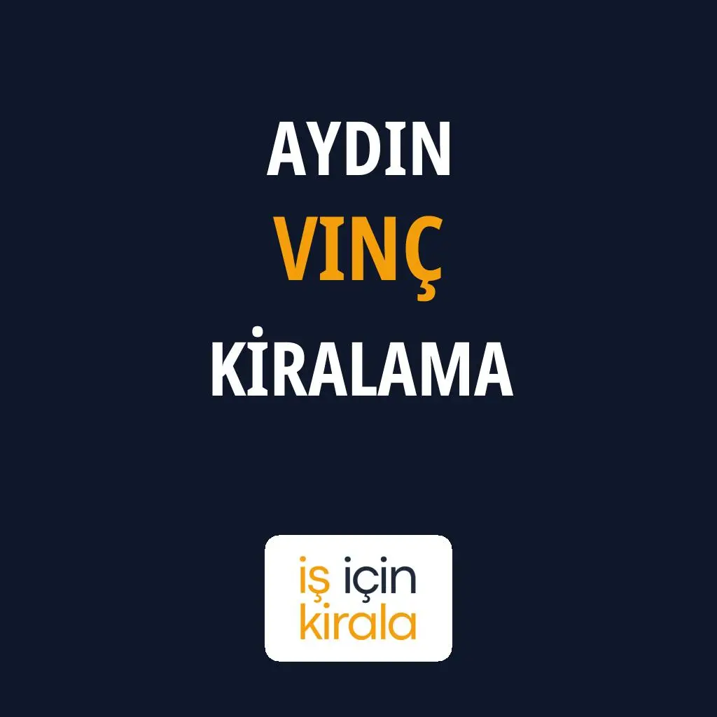 Aydın Vinç Kiralama Firmaları