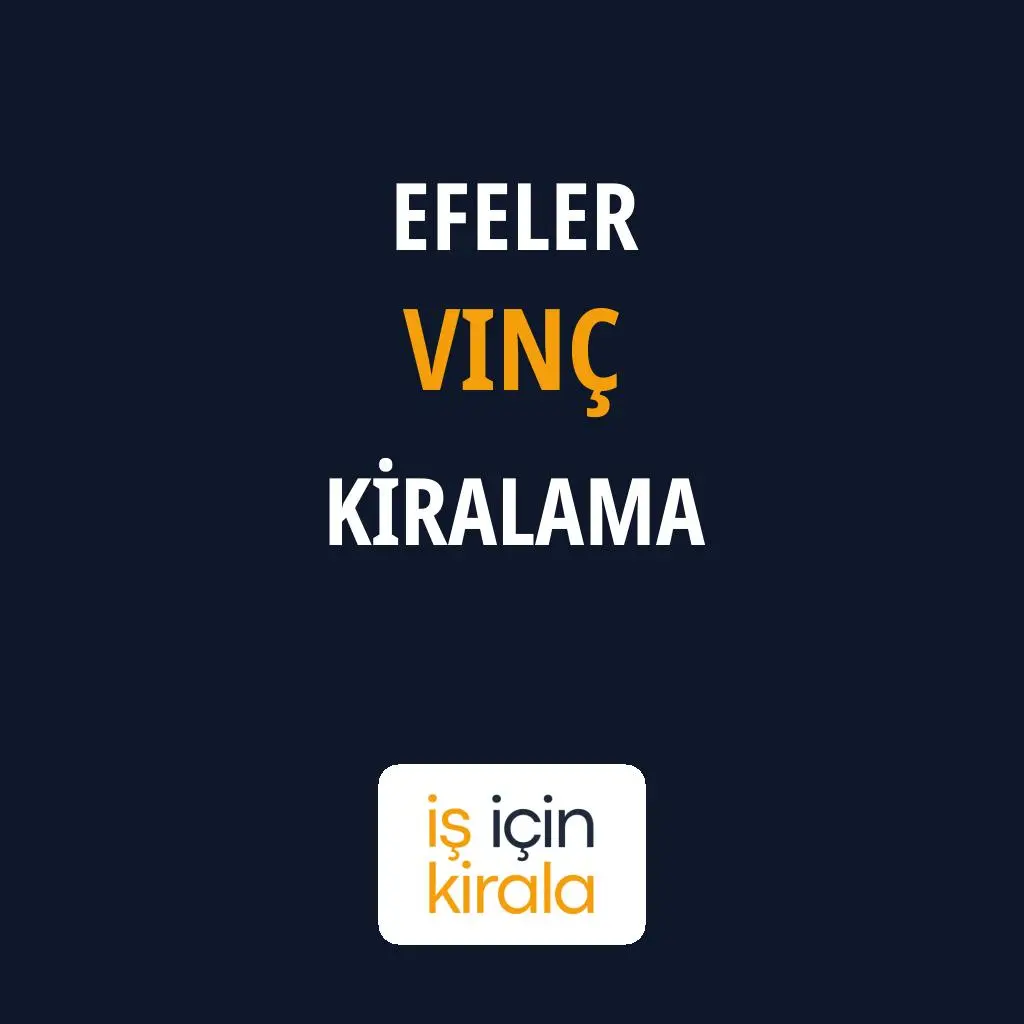 Efeler Vinç Kiralama Firmaları