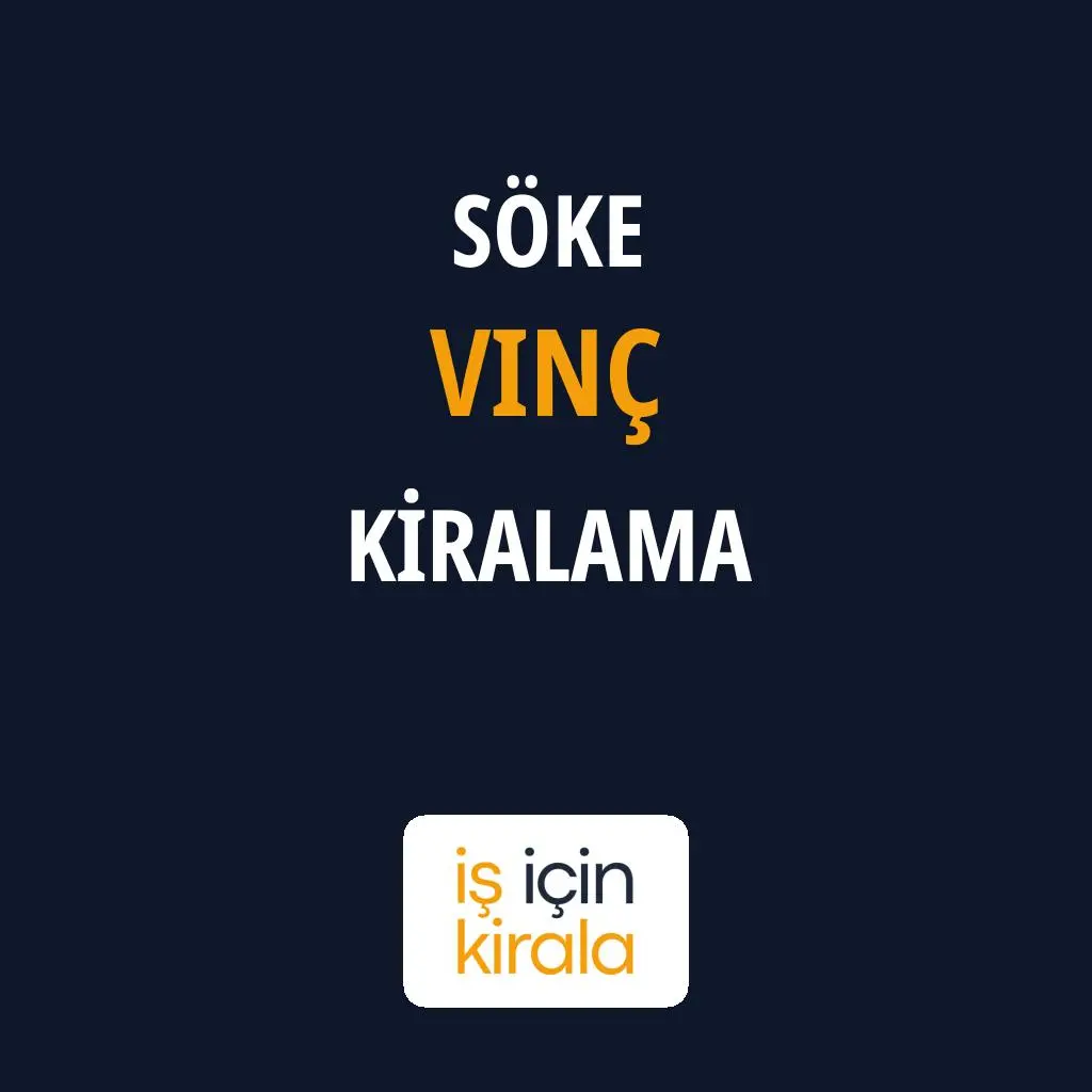 Söke Vinç Kiralama Firmaları