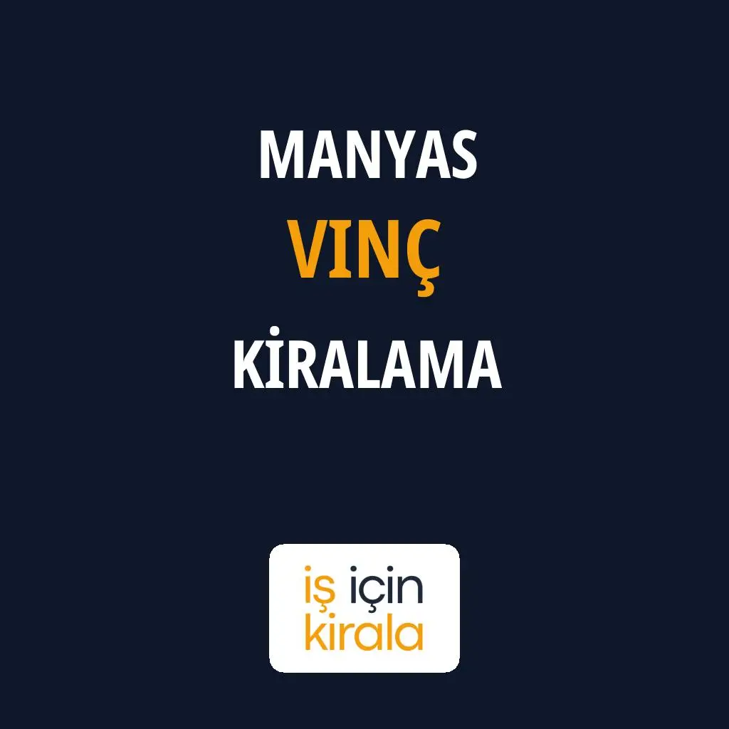 Manyas Vinç Kiralama Firmaları