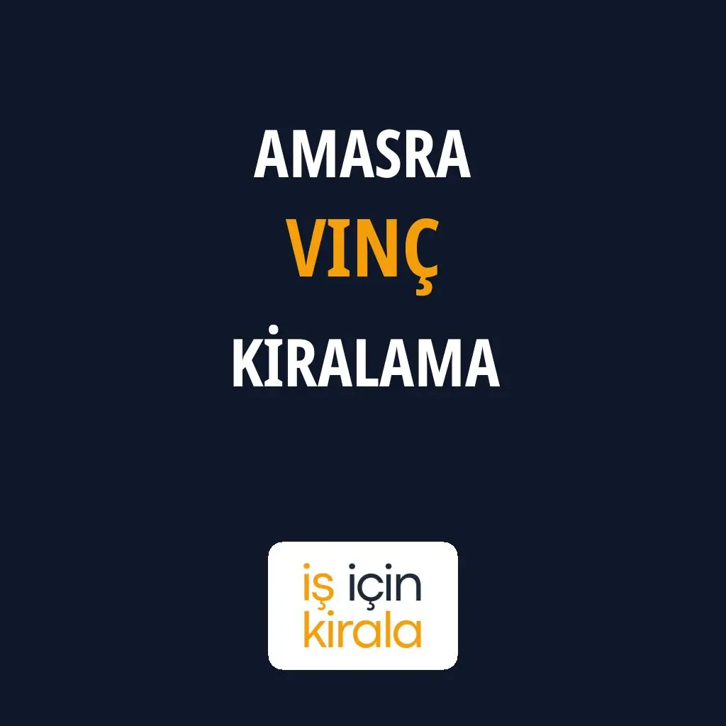Amasra Vinç Kiralama Firmaları