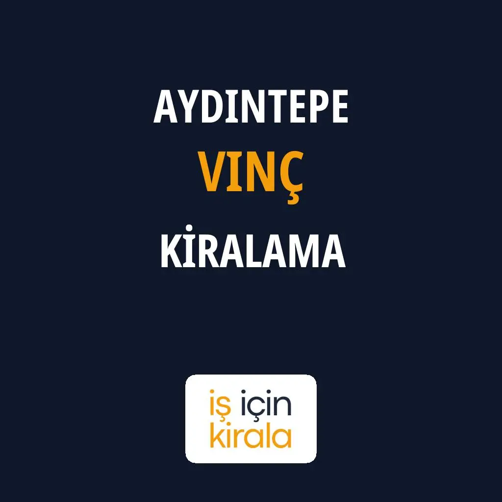 Aydıntepe Vinç Kiralama Firmaları