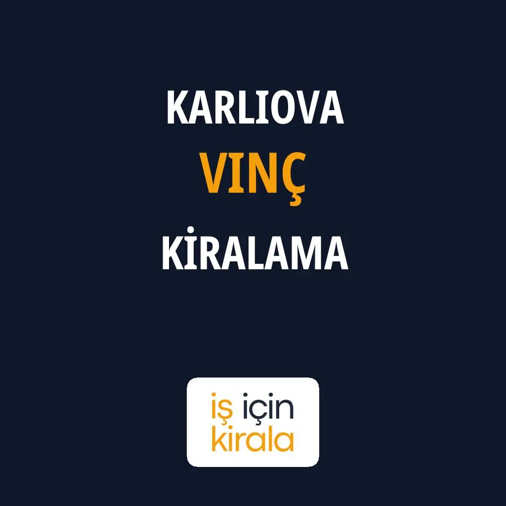 Karlıova Vinç Kiralama Firmaları