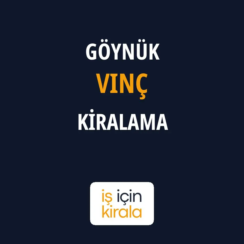 Göynük Vinç Kiralama Firmaları