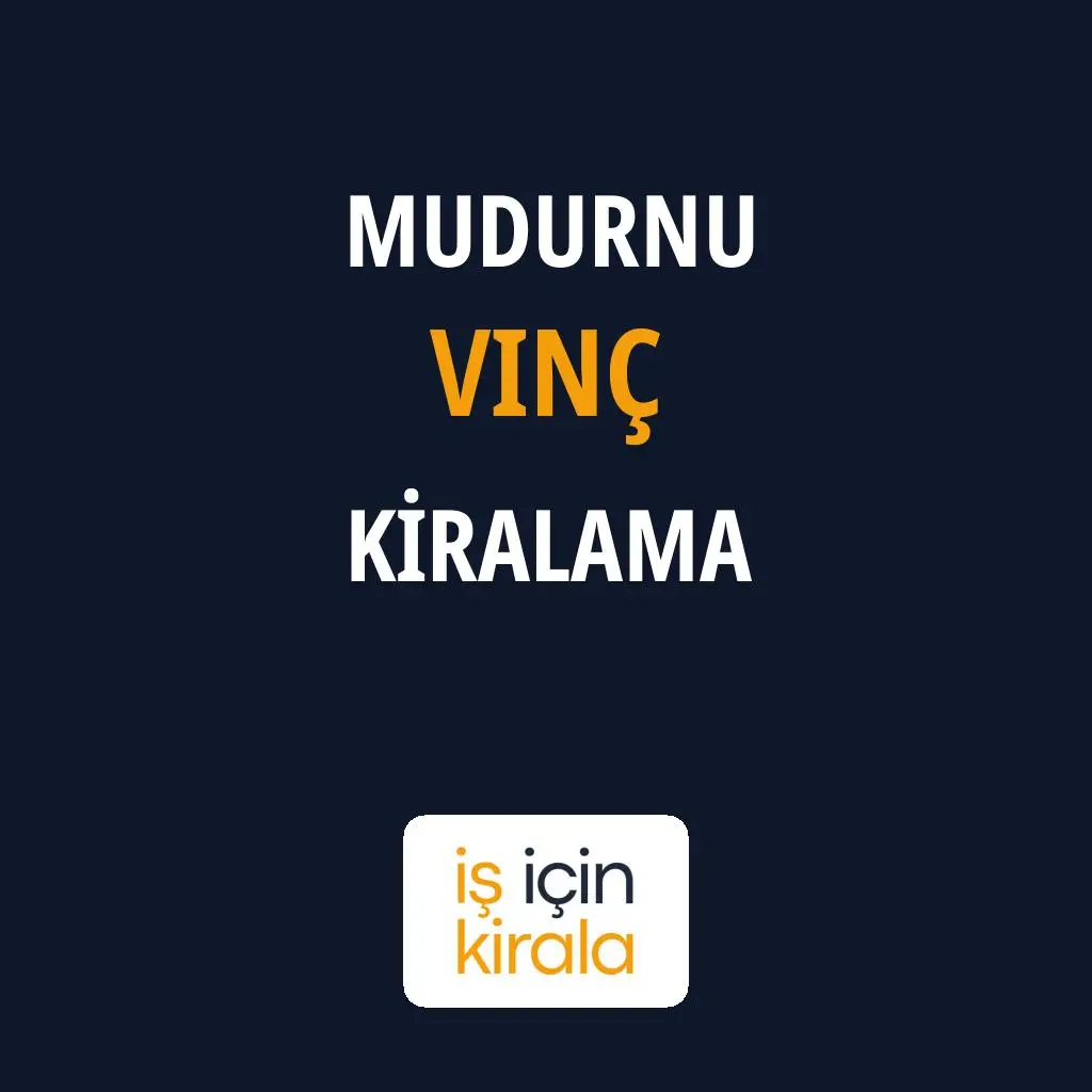 Mudurnu Vinç Kiralama Firmaları