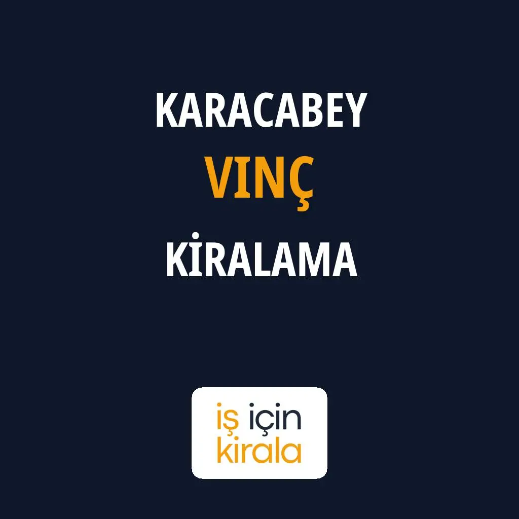 Karacabey Vinç Kiralama Firmaları