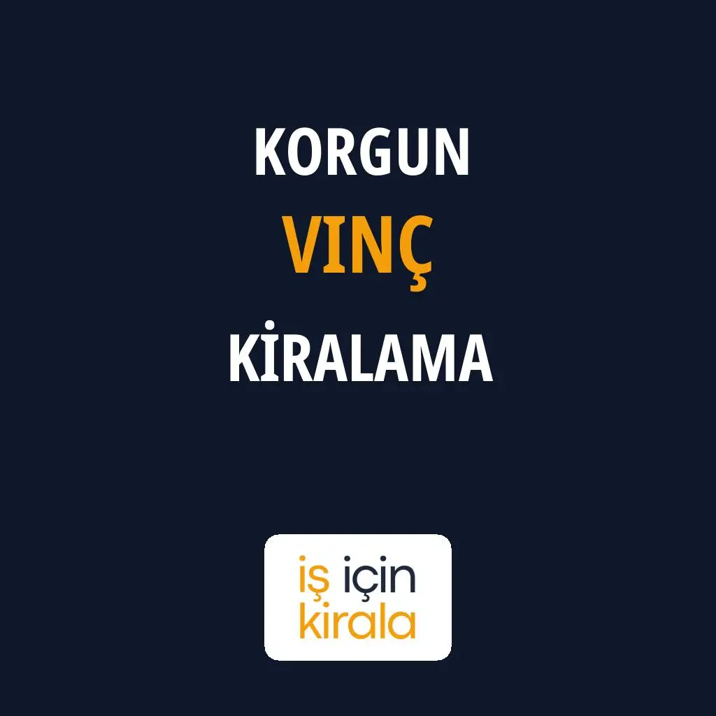 Korgun Vinç Kiralama Firmaları