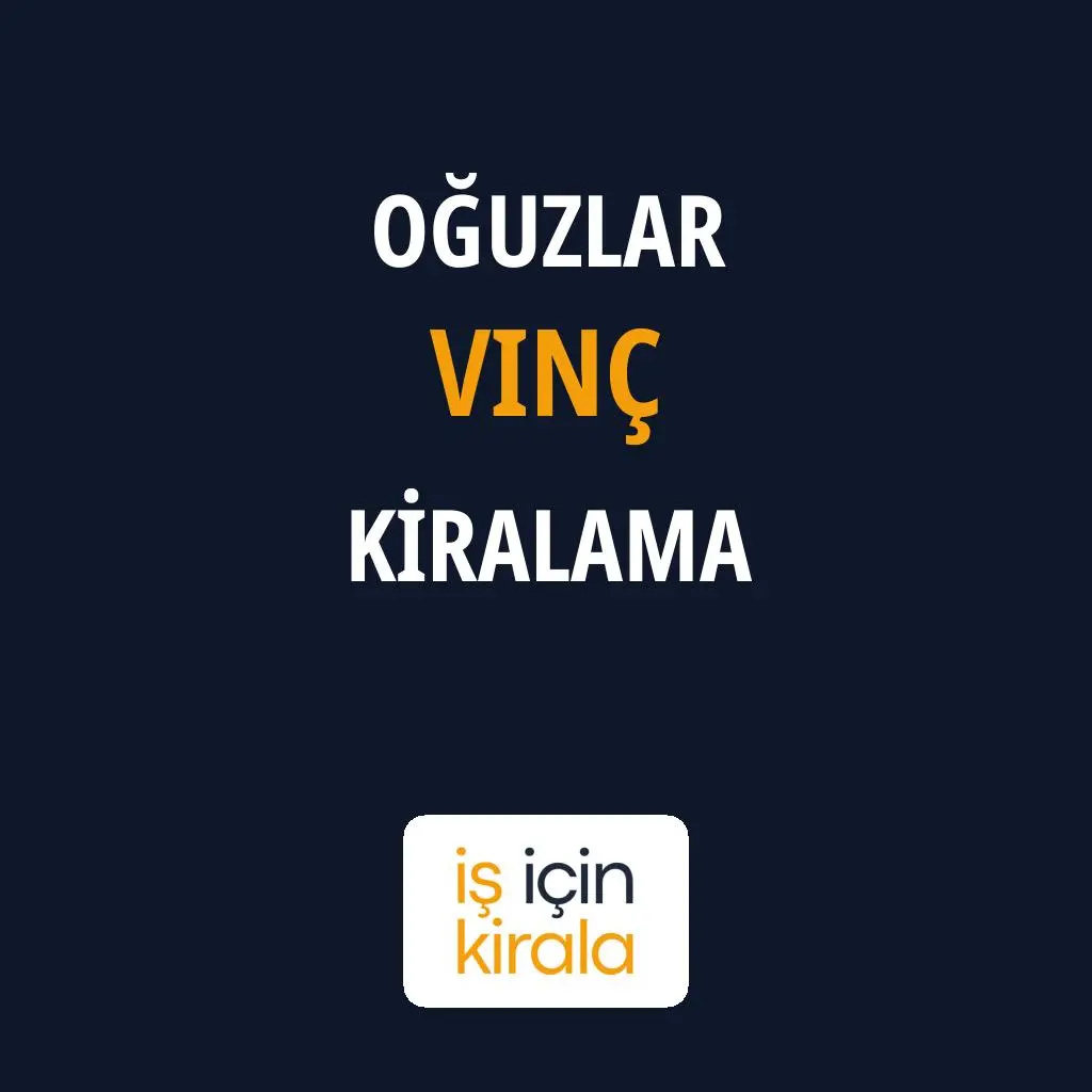 Oğuzlar Vinç Kiralama Firmaları