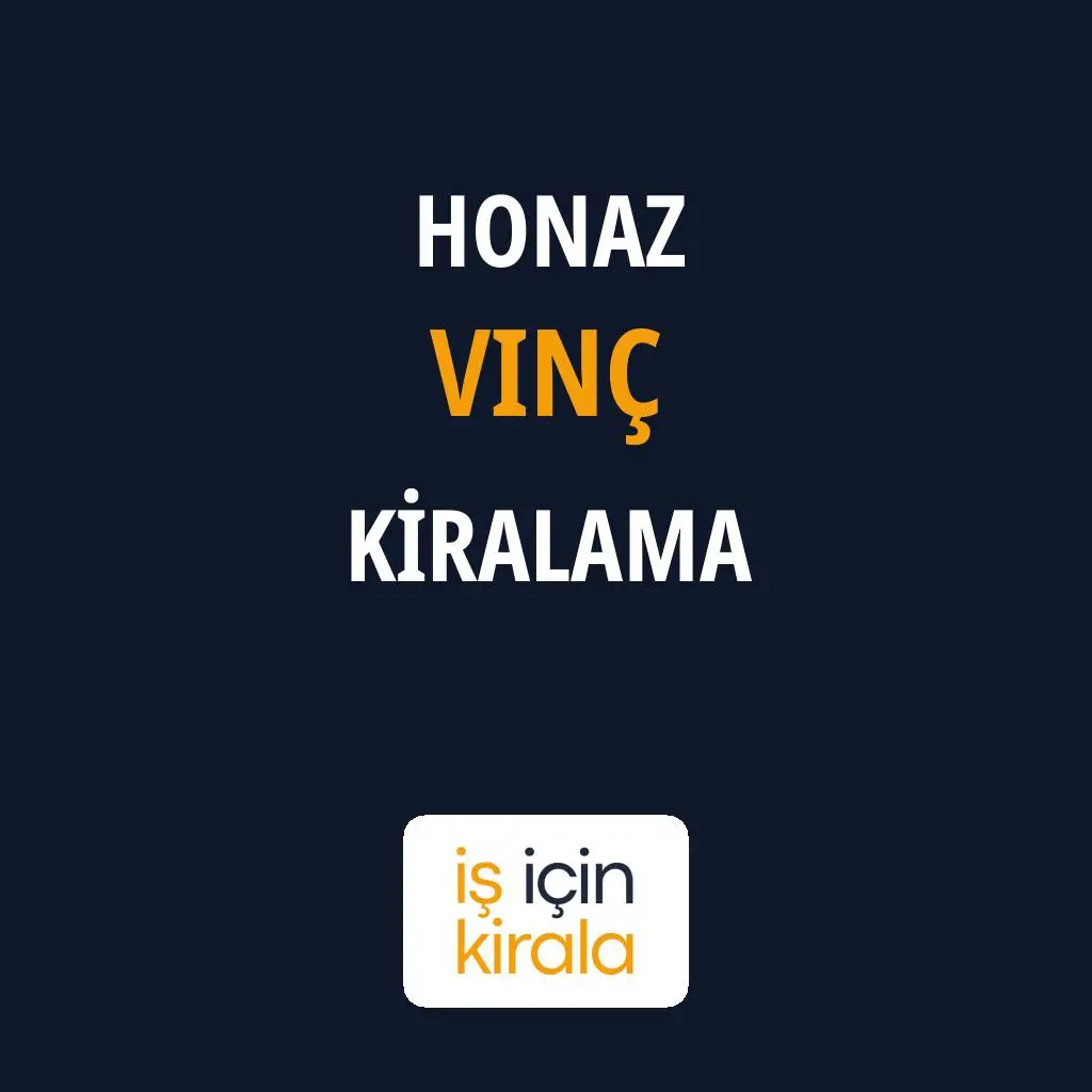 Honaz Vinç Kiralama Firmaları
