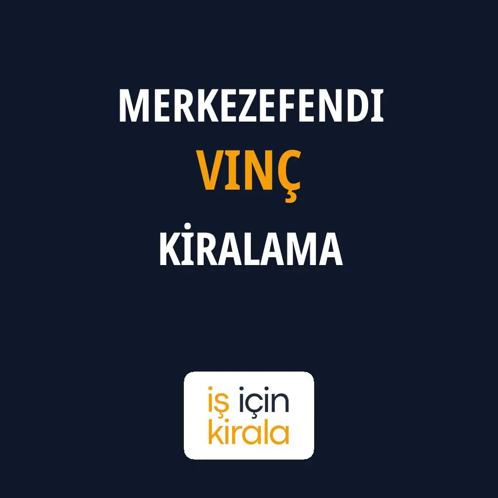 Merkezefendi Vinç Kiralama Firmaları