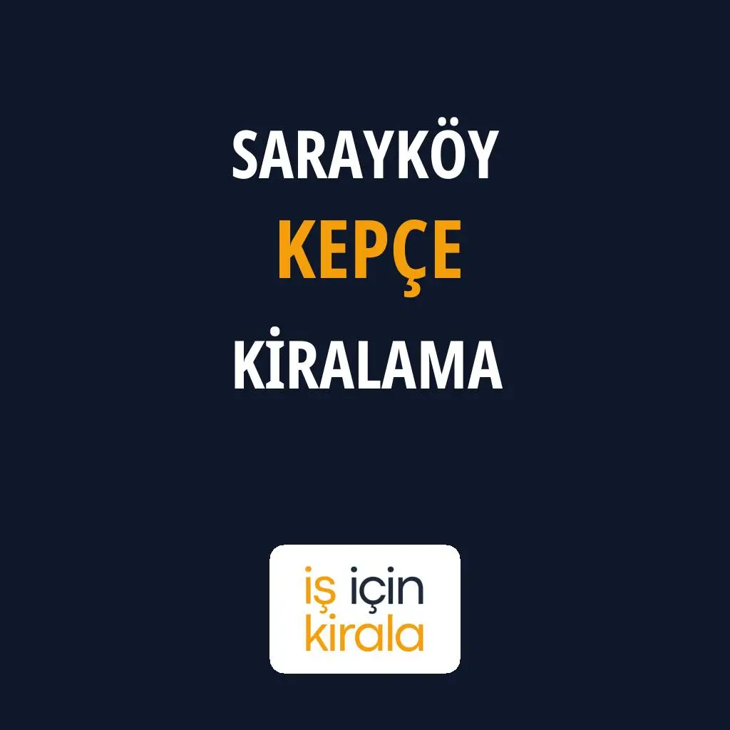 Sarayköy Kepçe Kiralama Firmaları