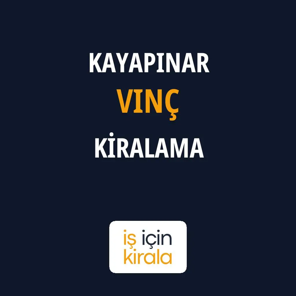 Kayapınar Vinç Kiralama Firmaları
