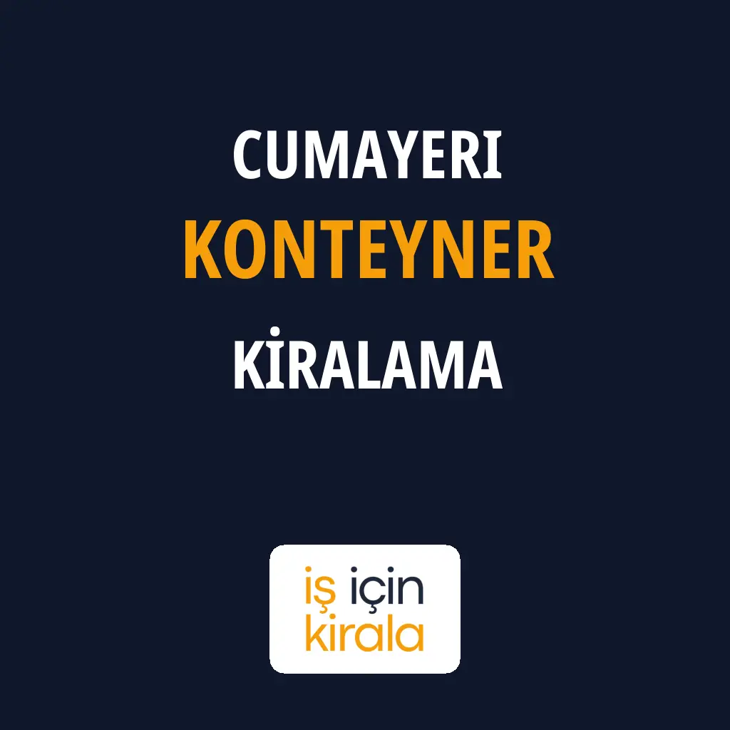 Cumayeri Konteyner Kiralama Firmaları