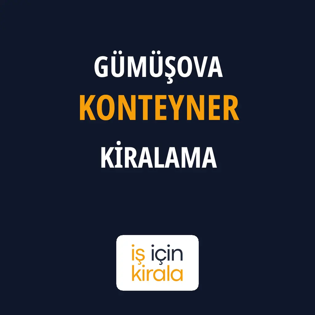 Gümüşova Konteyner Kiralama Firmaları