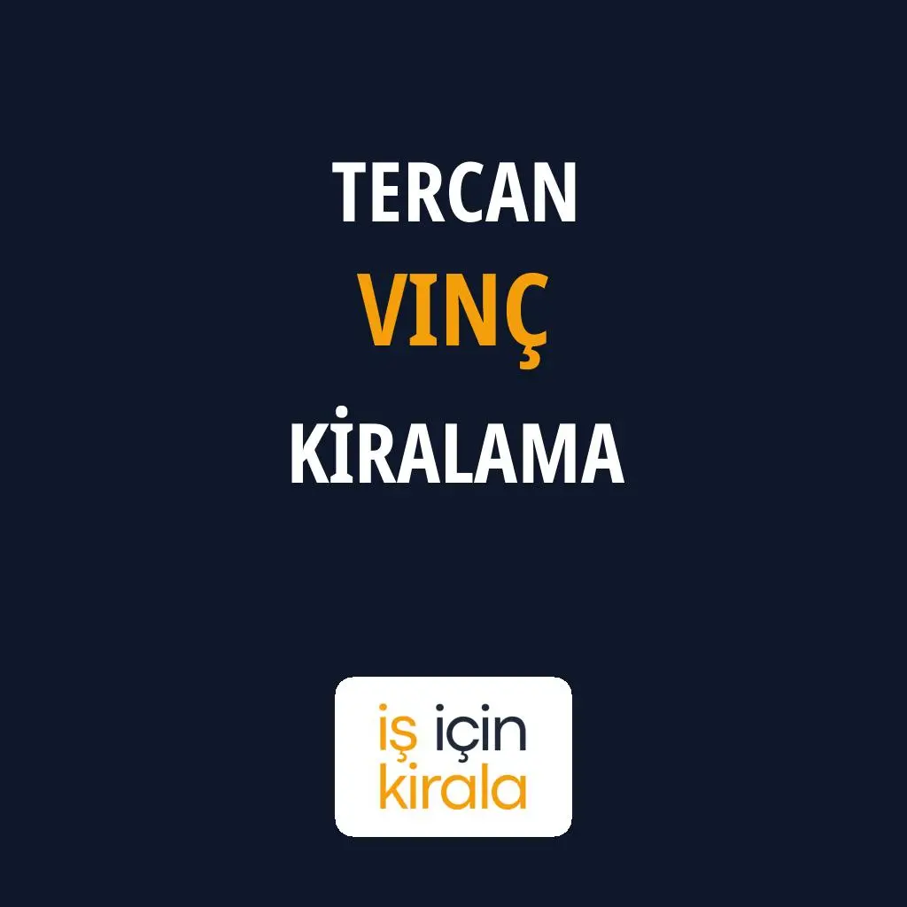 Tercan Vinç Kiralama Firmaları