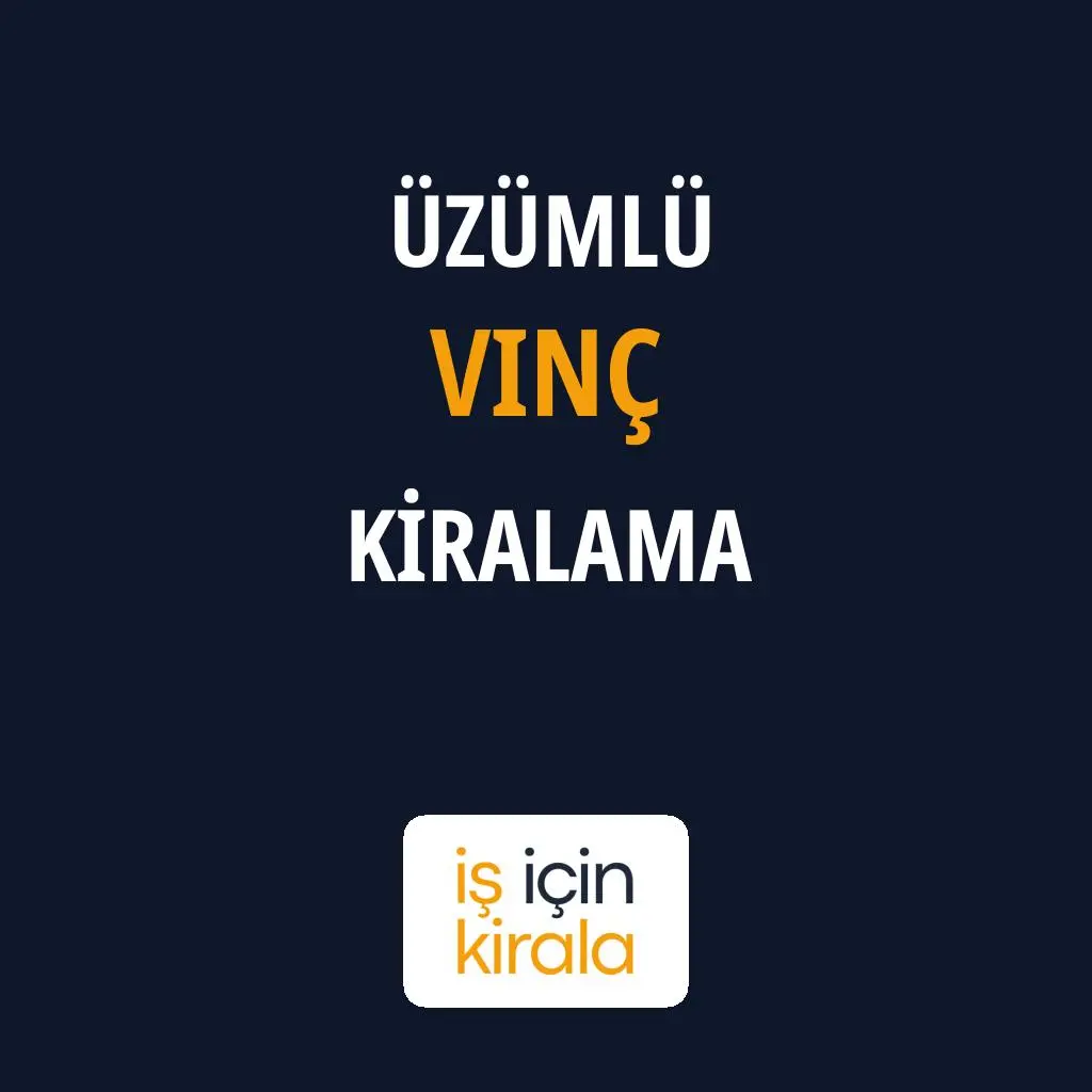 Üzümlü Vinç Kiralama Firmaları