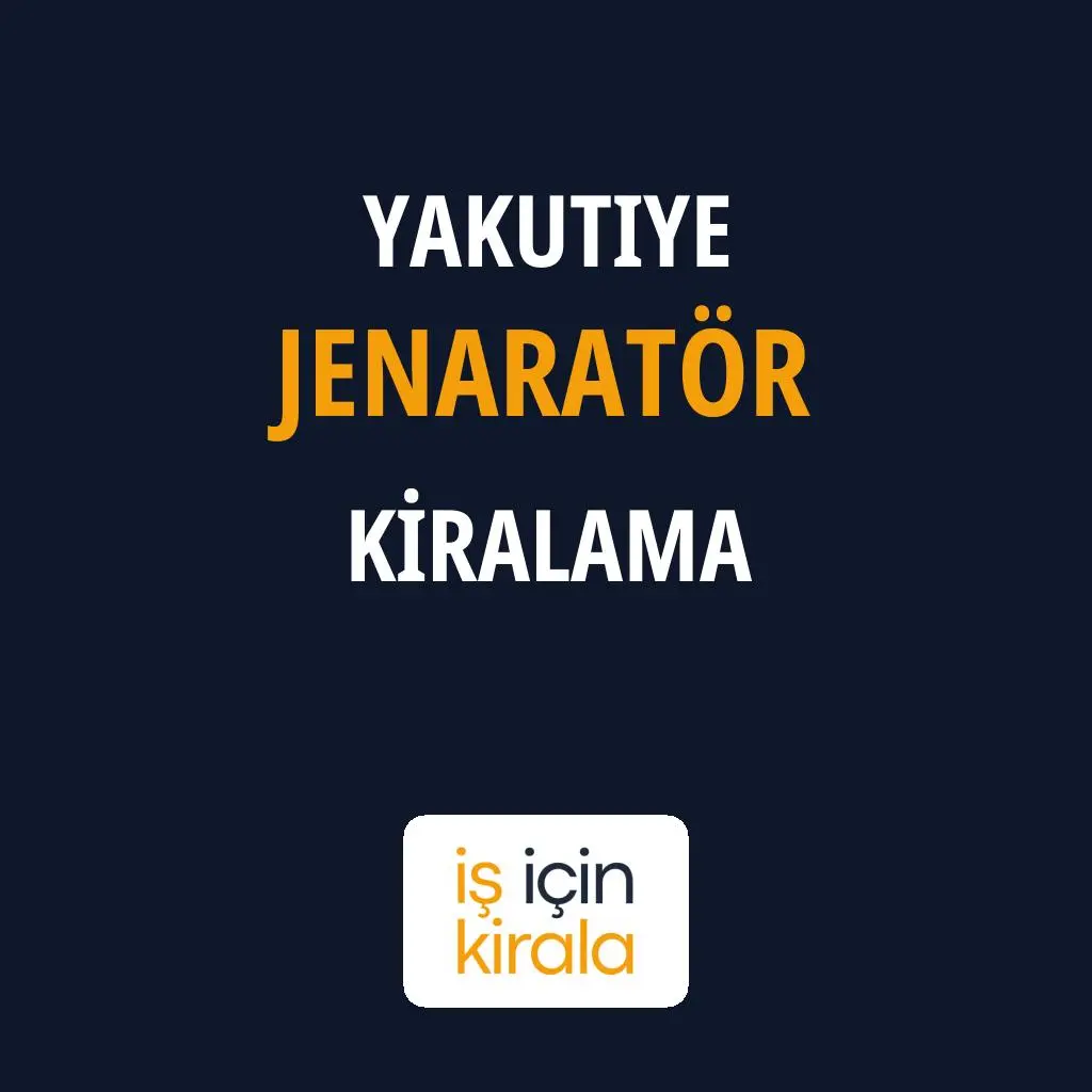 Yakutiye Jenaratör Kiralama Firmaları
