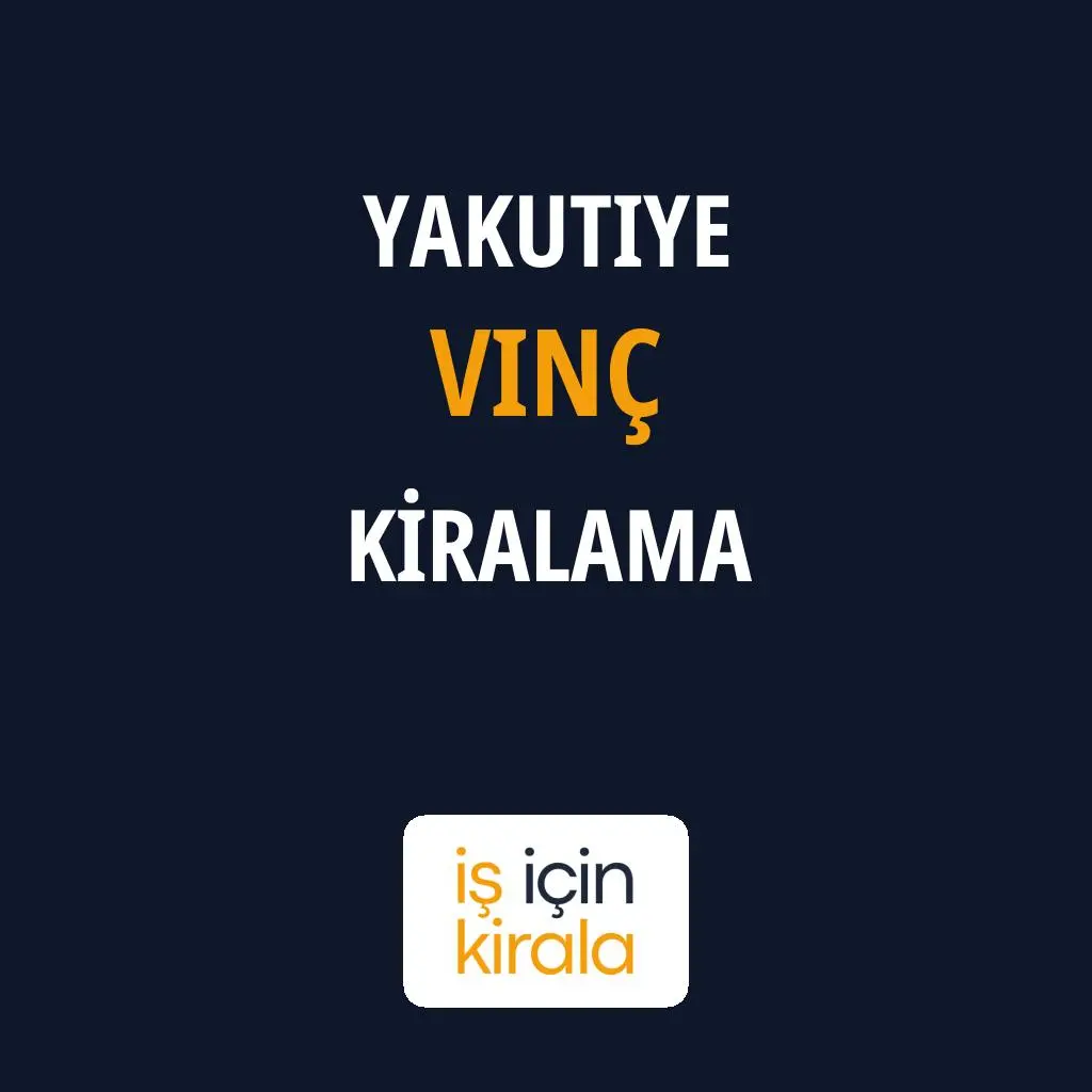 Yakutiye Vinç Kiralama Firmaları