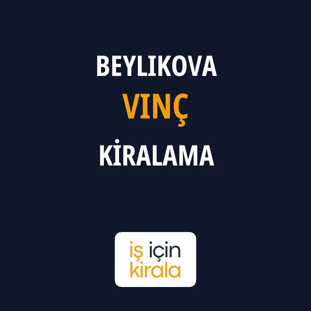 Beylikova Vinç Kiralama Firmaları