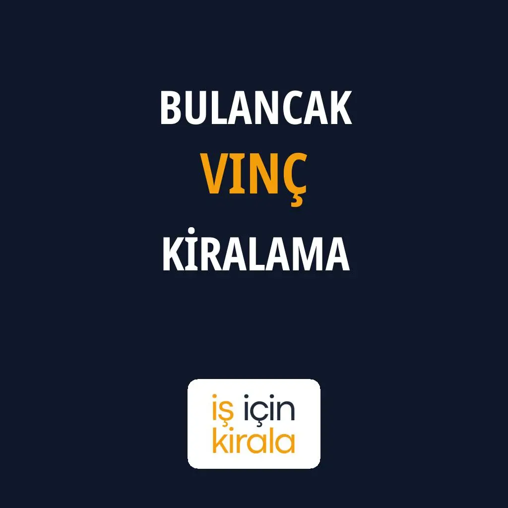 Bulancak Vinç Kiralama Firmaları