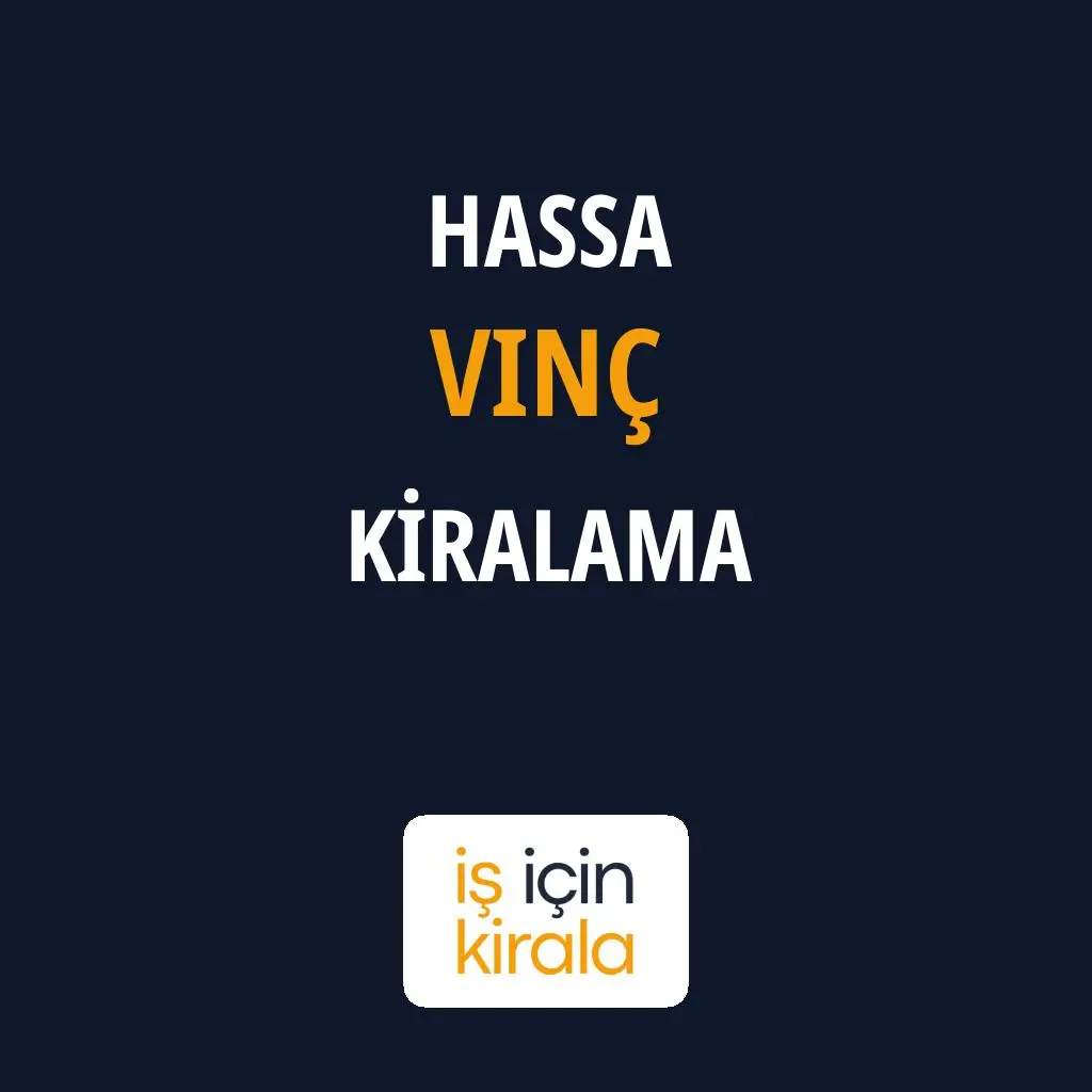 Hassa Vinç Kiralama Firmaları