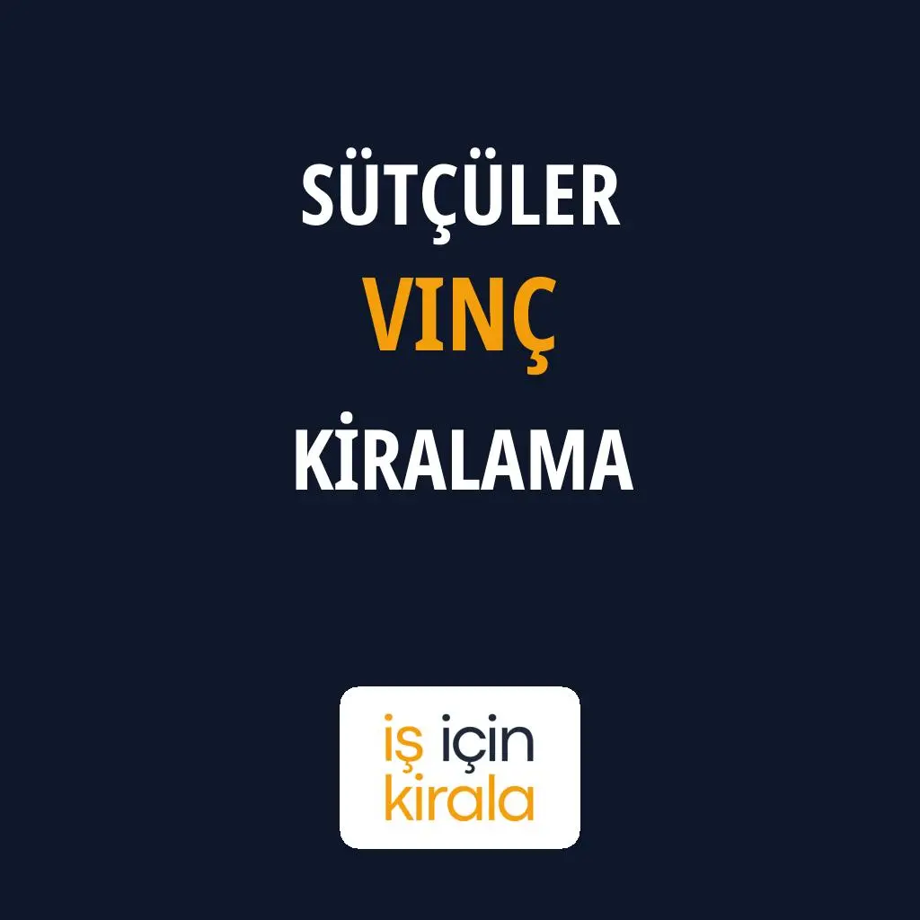 Sütçüler Vinç Kiralama Firmaları