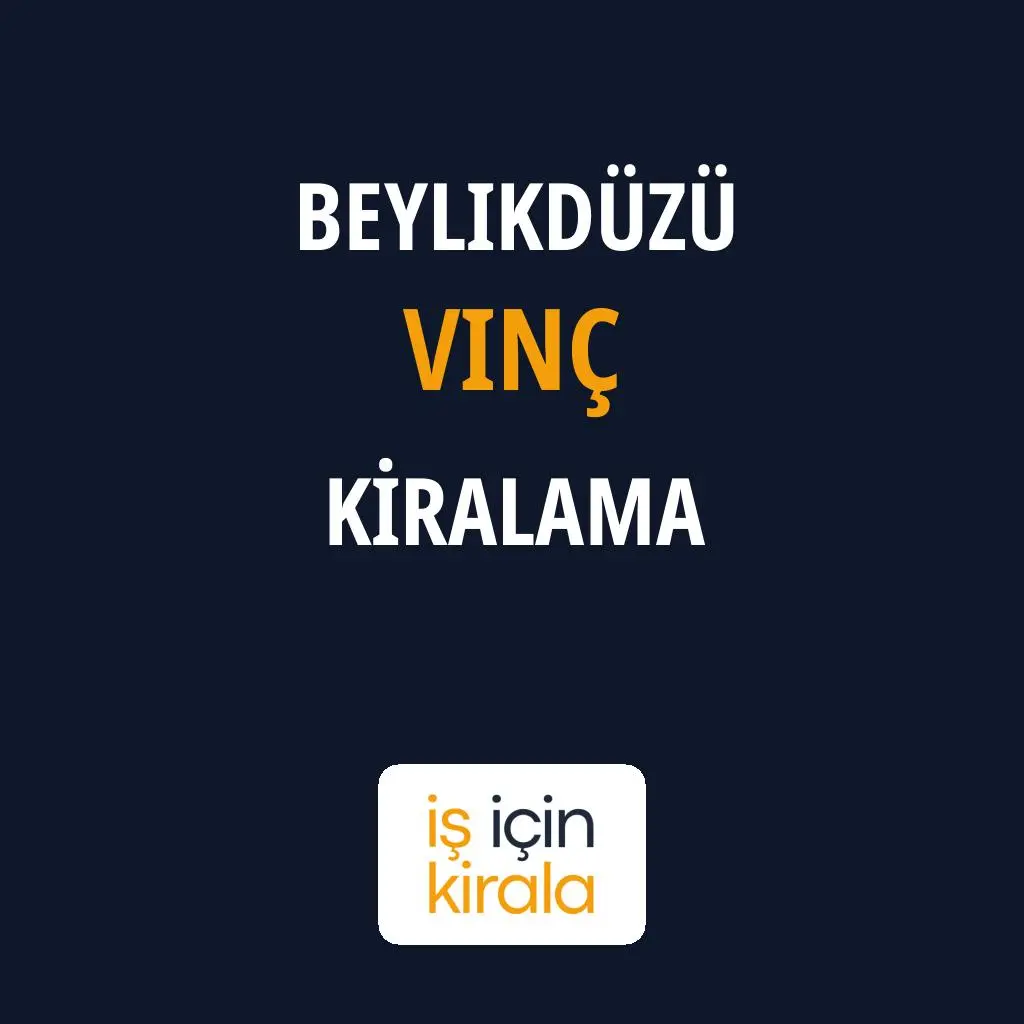 Beylikdüzü Vinç Kiralama Firmaları