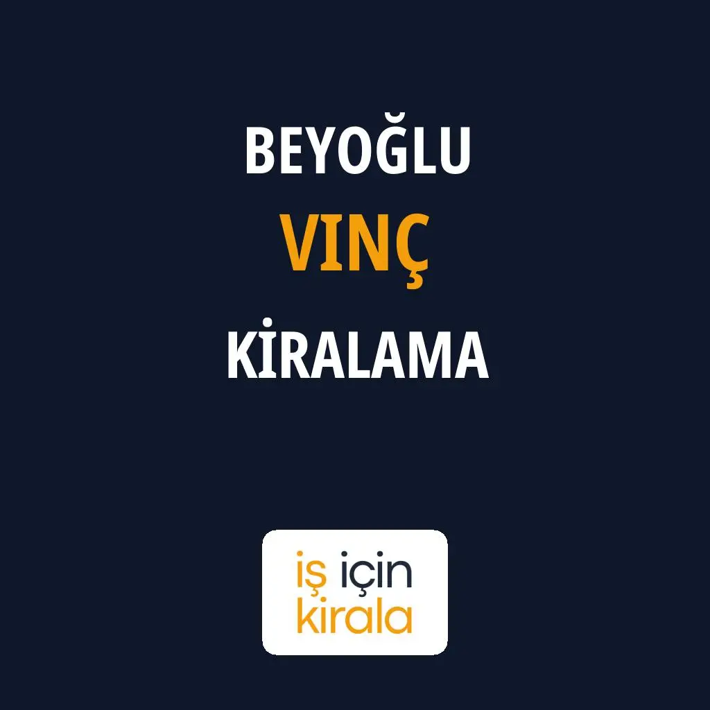 Beyoğlu Vinç Kiralama Firmaları