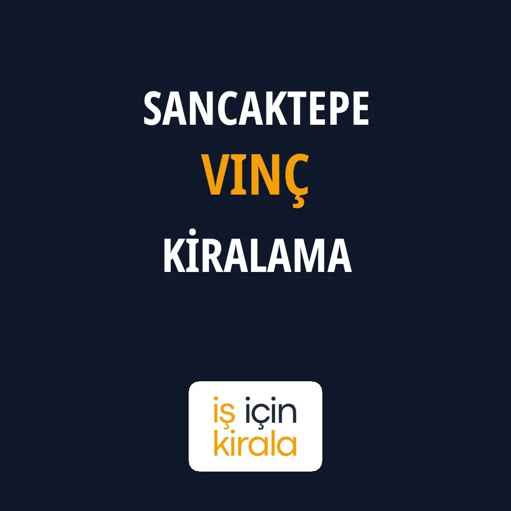 Sancaktepe Vinç Kiralama Firmaları