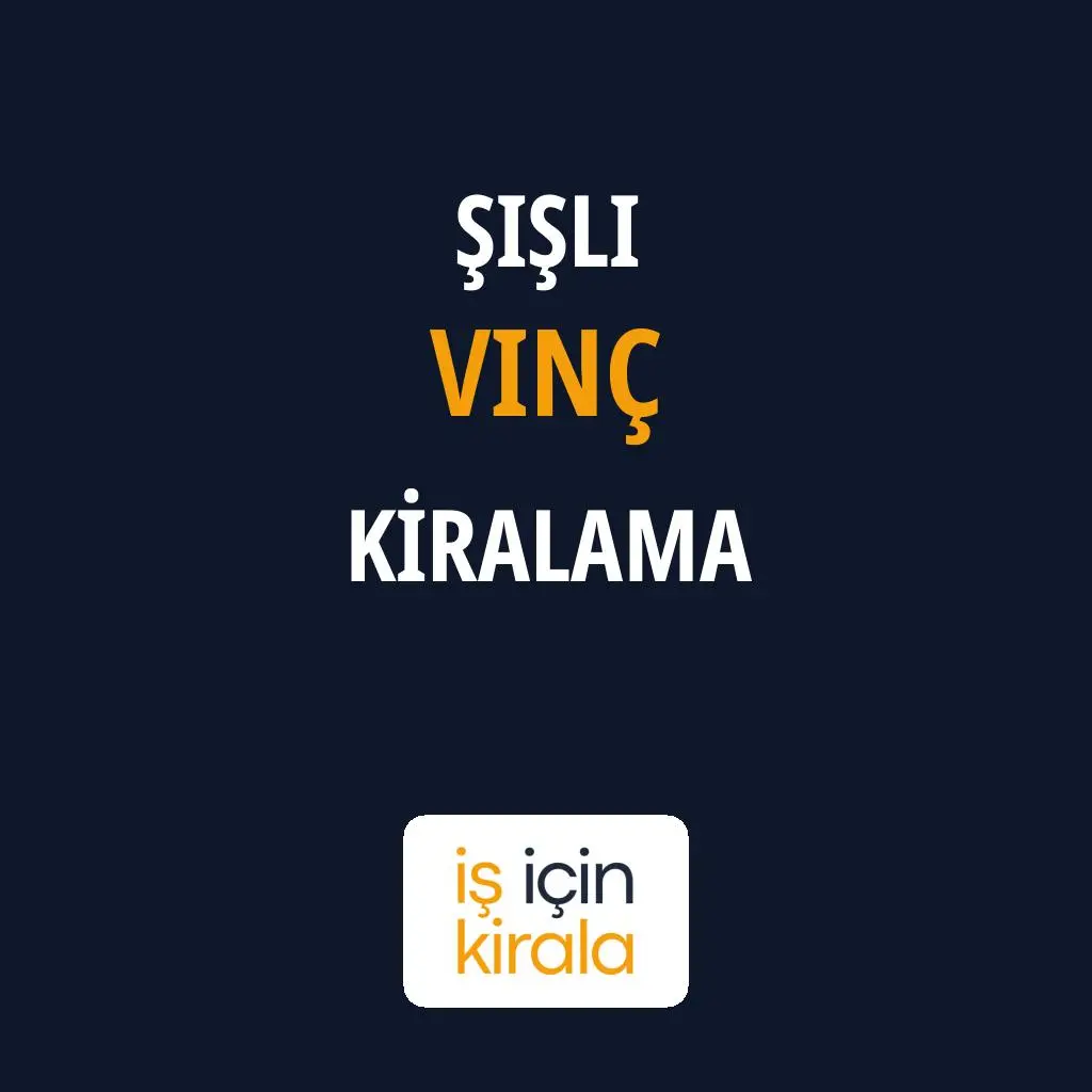 Şişli Vinç Kiralama Firmaları