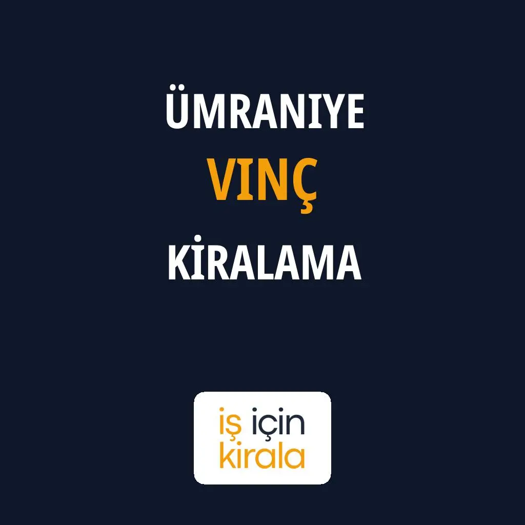 Ümraniye Vinç Kiralama Firmaları