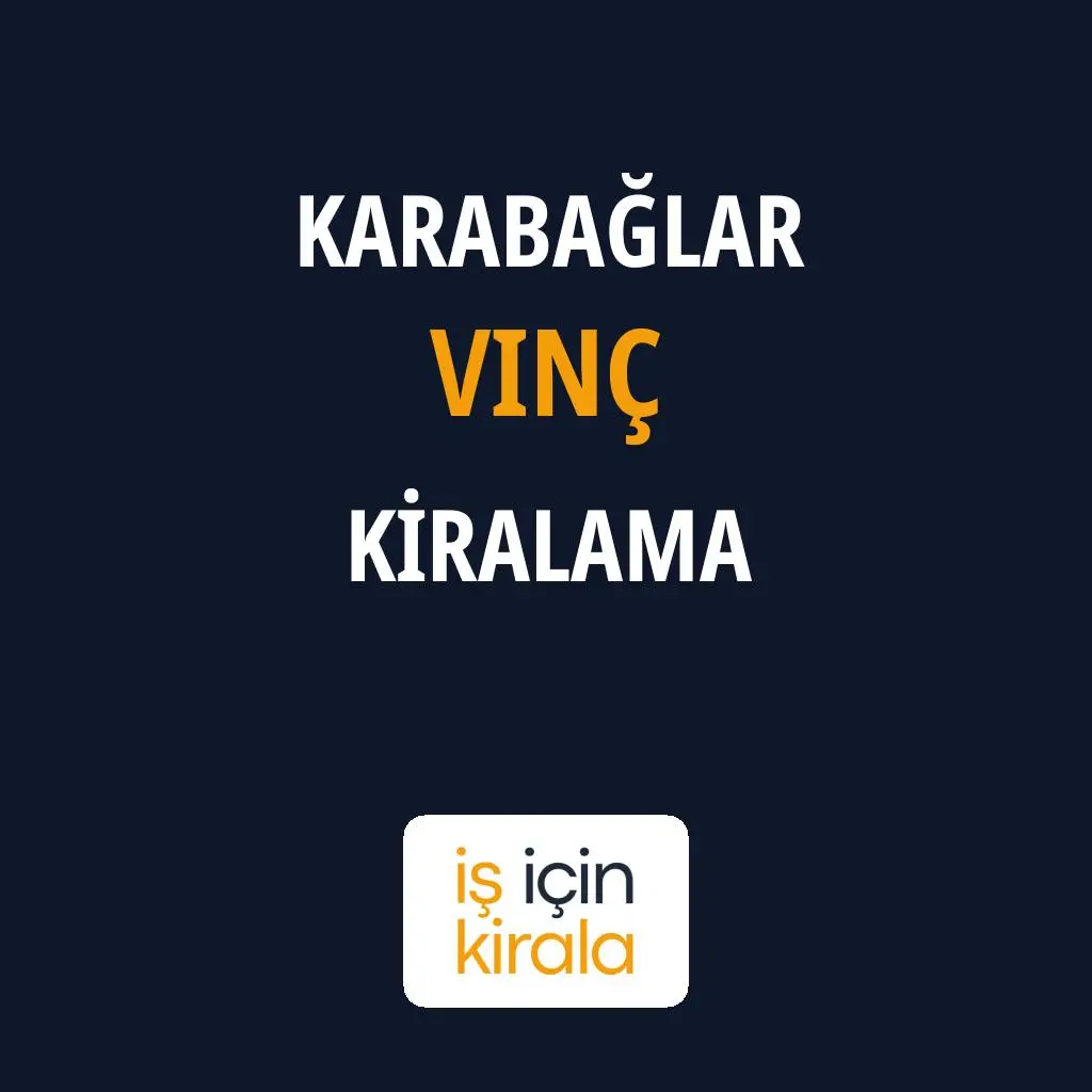 Karabağlar Vinç Kiralama Firmaları