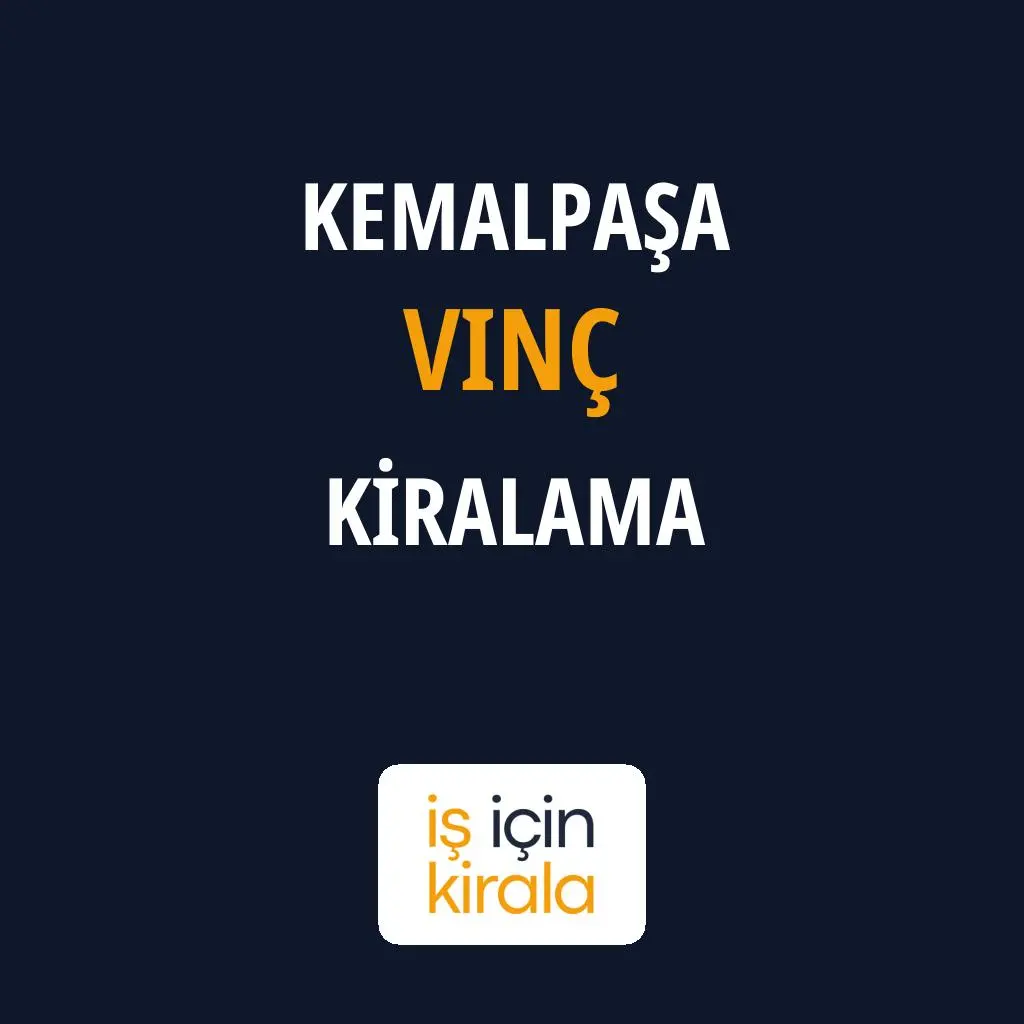 Kemalpaşa Vinç Kiralama Firmaları