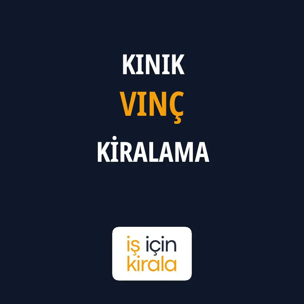 Kınık Vinç Kiralama Firmaları