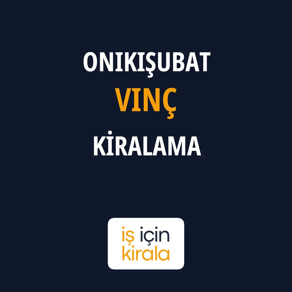 Onikişubat Vinç Kiralama Firmaları