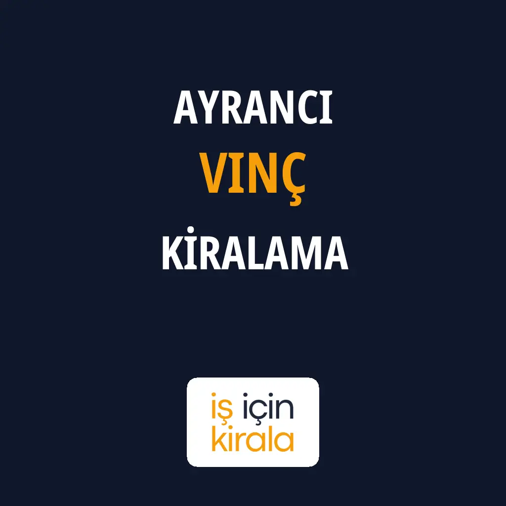 Ayrancı Vinç Kiralama Firmaları
