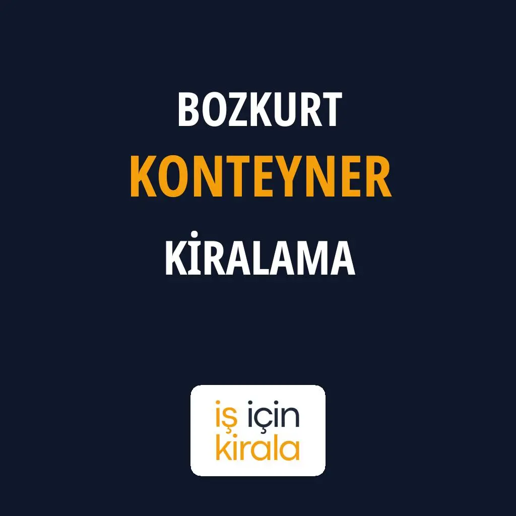 Bozkurt Konteyner Kiralama Firmaları