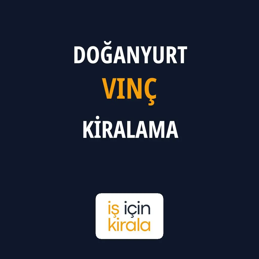 Doğanyurt Vinç Kiralama Firmaları