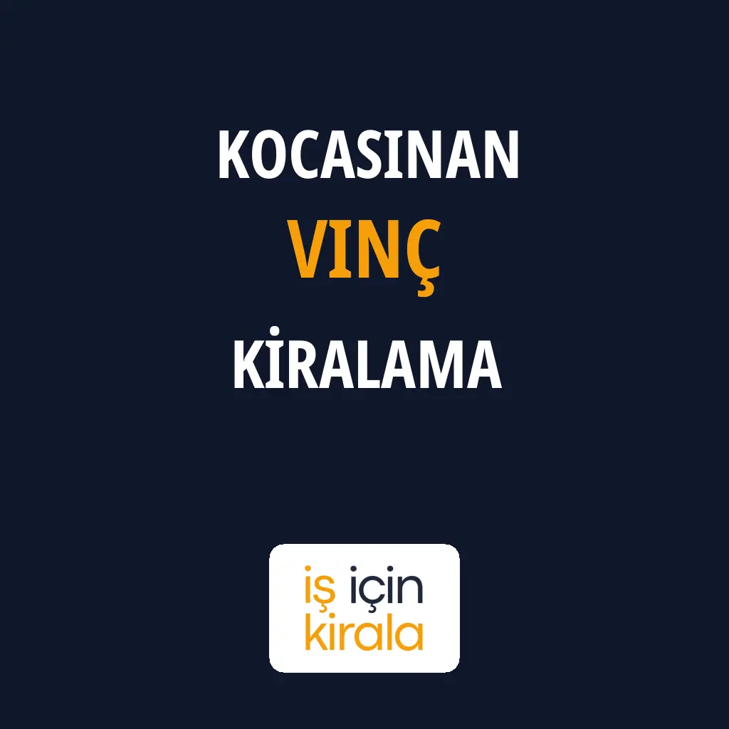 Kocasinan Vinç Kiralama Firmaları