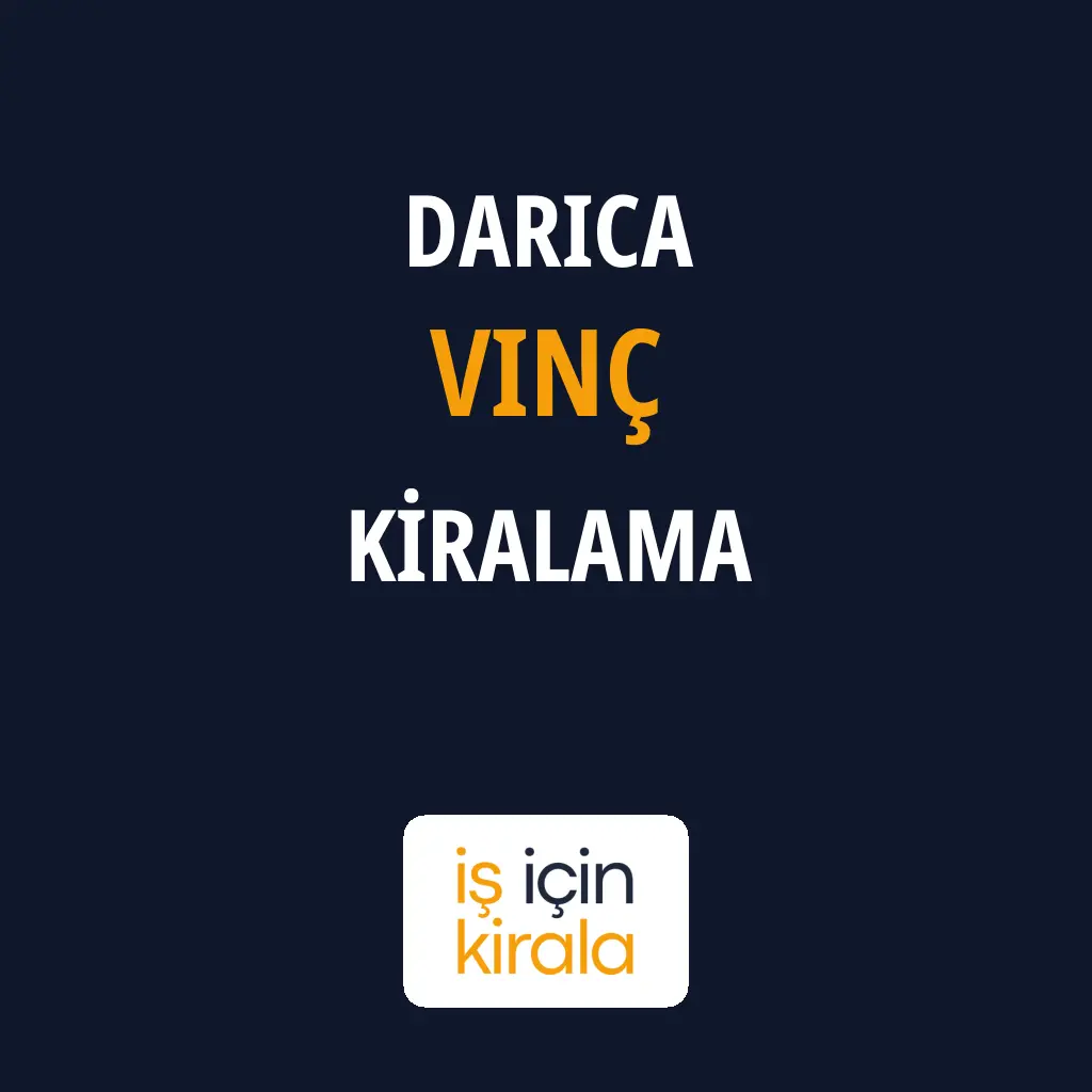 Darıca Vinç Kiralama Firmaları